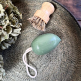 Handmade Artisanal Olive Shaped Soap on a Rope