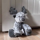 Grey Reindeer Doorstop