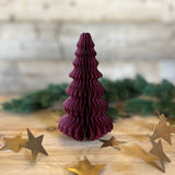 Small Honeycomb Tree in Wine Red