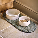 Fern Braided Oval Mat