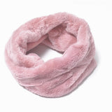 Faux Fur Snood Dusky Pink