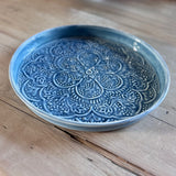 Blue Embossed Tray