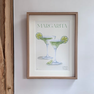 Margarita Cocktail Framed Print
