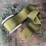3m Spool Velvet Ribbon - Olive