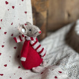 Felt Mouse In Red Cord