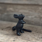 Small Iron Mouse cast iron ornament