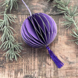 Hanging Honeycomb Paper Ball With Tassel
