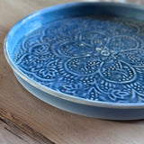 Blue Embossed Tray