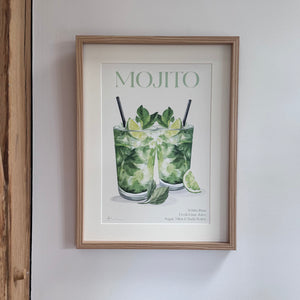 Mojito Cocktail Framed Print