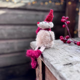 Fluffy Shelf Sitting Mouse