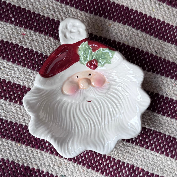 Ceramic Santa Plate