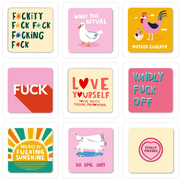 Sweary Coasters