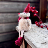 Fluffy Shelf Sitting Mouse