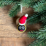 Mini Felt Christmas Bee Decoration