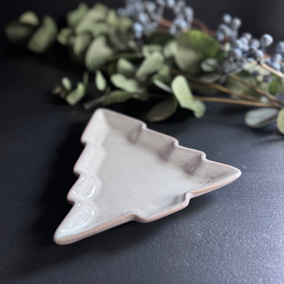Ceramic Christmas Tree Plate