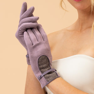Driving Style Gloves in Lavender