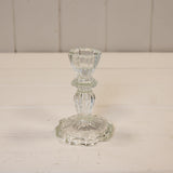 Clear Glass Candlestick