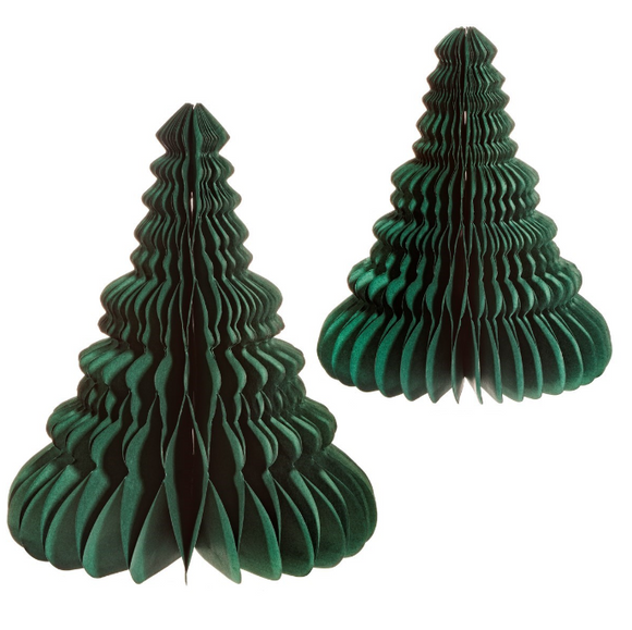 Honeycomb Paper Trees in Forest