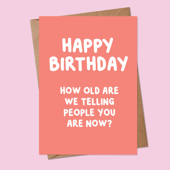How Old Card