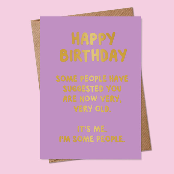 Some People have Suggested Card
