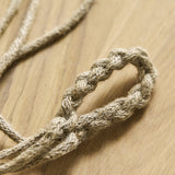 Multi Stripe Seagrass Hanging Planter