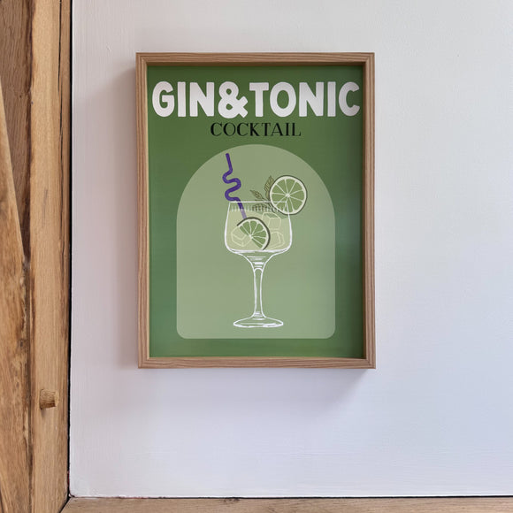 Gin and Tonic Framed Print