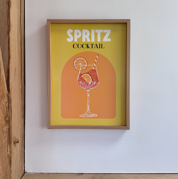 Spritz Cocktail Framed Print