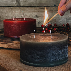 Rustic 3 Wick Candle in Forest