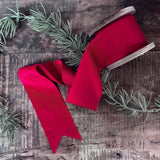 3m Spool Velvet Ribbon - Ruby