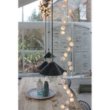 Long Snowball Pompom LED Light Garland