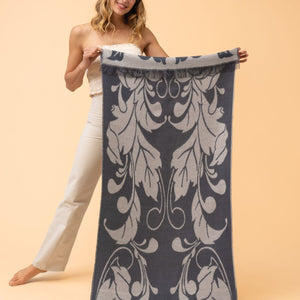 Opulent Scarf in Charcoal