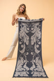 Opulent Scarf in Charcoal