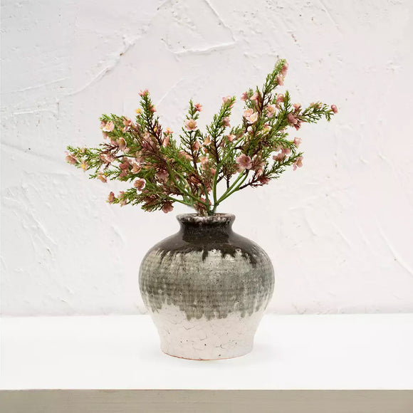 Dipped Green Jar