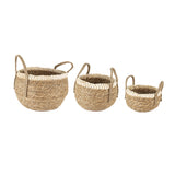 Straw and Corn Baskets - Three Sizes