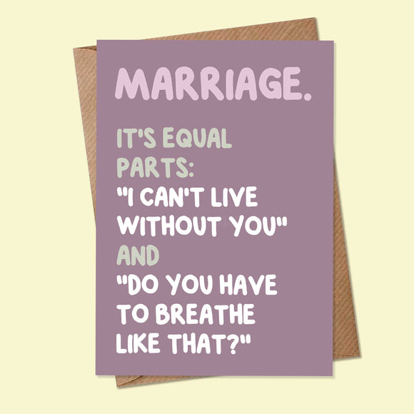 Marriage Card