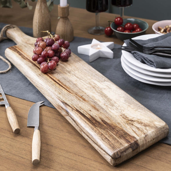 Long Mango Wood Serving Board