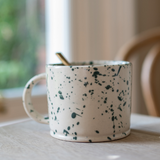 Handmade Ink Splash Mug in Forest