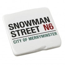 Snowman Street Coaster