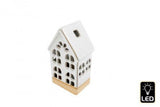 LED Ceramic House in White