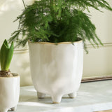 Stoneware Plant Pot on Feet