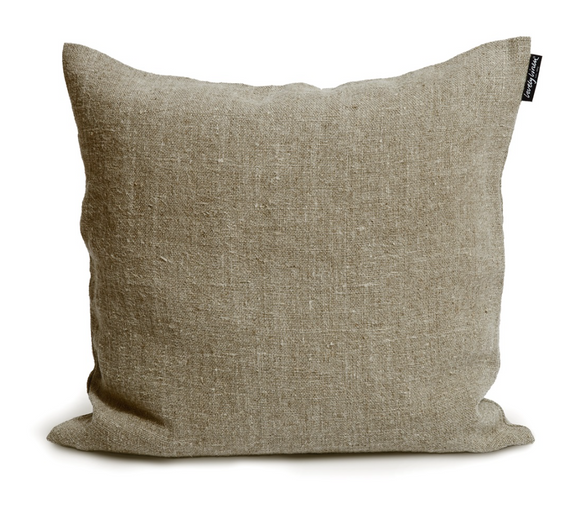 Rustic Linen Cushion 50 x 50 cm