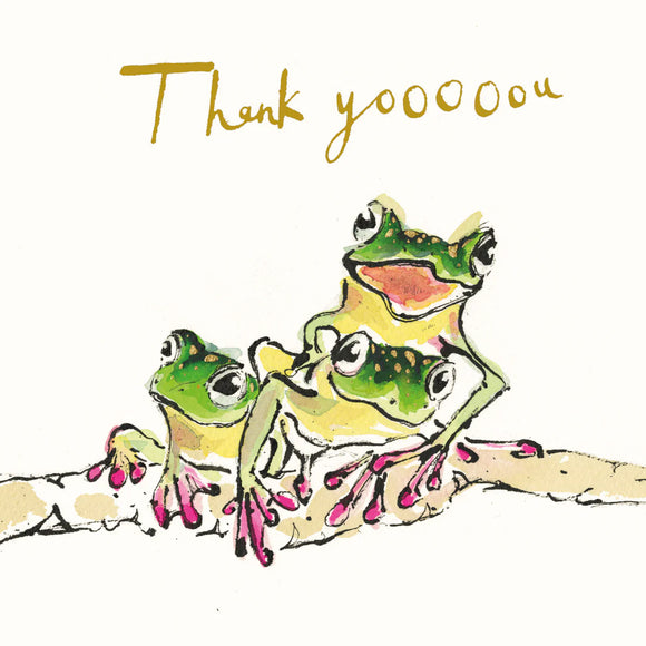 Thank You Frog Card