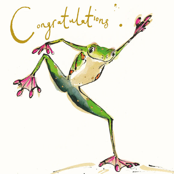Congratulations Frog Card