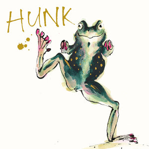 Hunk Frog Card