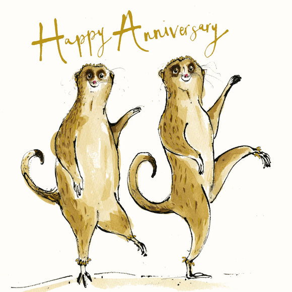 Happy Anniversary Meerkats Card