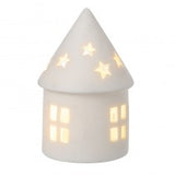 White Round LED House