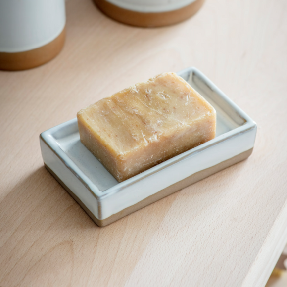 Stoneware Soap Dish
