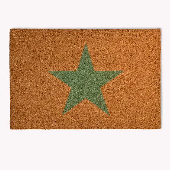 Green Star Doormat - Large