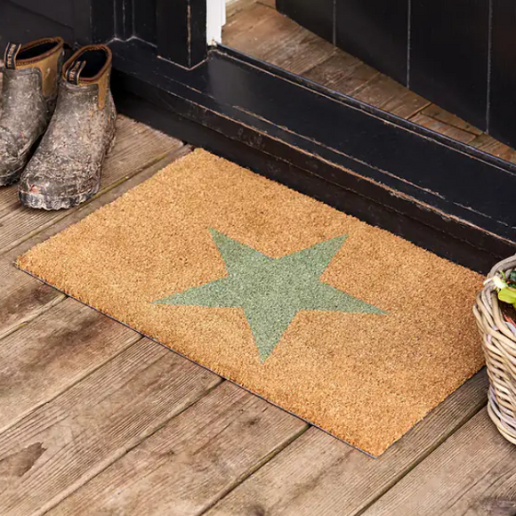 Green Star Doormat - Small