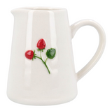 Mini Ceramic Jug with Strawberries